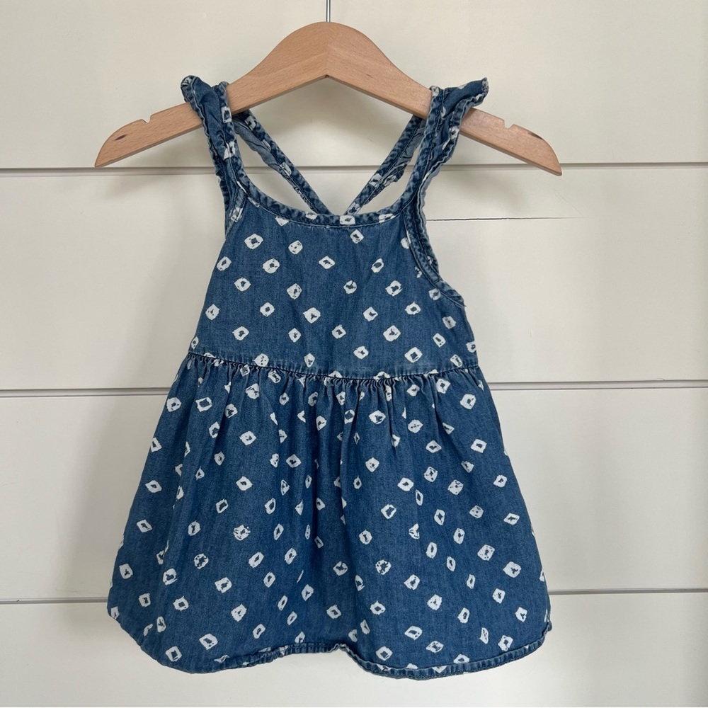 Gap denim chambray tunic tank